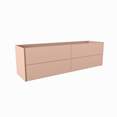 Mondiaz TENCE wastafelonderkast - 170x45x50cm - 4 lades - push to open - softclose - Rosee