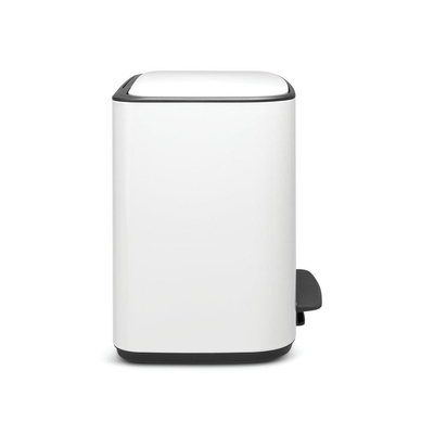 Brabantia Bo Pedaalemmer - 11+23 liter - 2 kunststof binnenemmers - wit