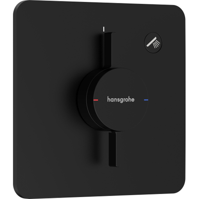 Hansgrohe Duoturn Q inbouwkraan voor 1 functie mat zwart