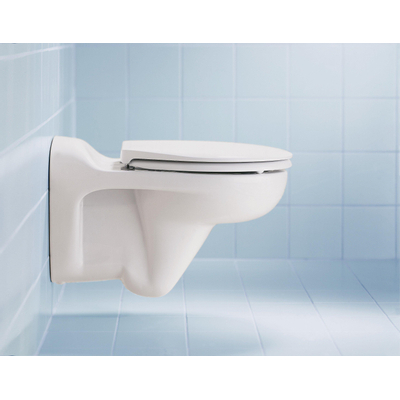 Duravit Duraplus WC-zitting 38.2x32.6x5cm Kunststof wit Glanzend