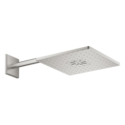 GROHE Rainshower SmartActive 310 Cube Hoofddouche - 31x31cm - 2 straalsoorten - wandarm 43cm - supersteel