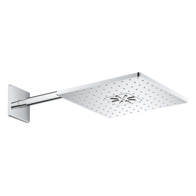 GROHE Rainshower SmartActive 310 Cube Hoofddouche - 31cm - 2 straalsoorten - wandarm 43cm - chroom