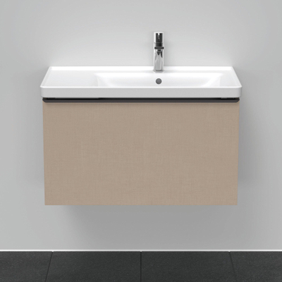 Duravit D-Neo wastafelonderkast 78.4x44x45.2cm 1 lade met softclose Linnen Mat