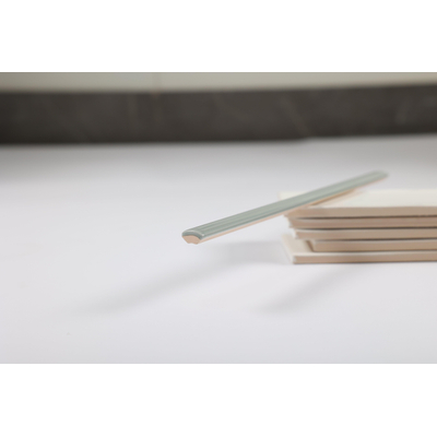 Cifre Ceramica Quarter Round wandtegel - 1.5x30cm - 8mm - Rechthoek - Jade glans