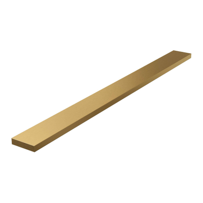 Brauer Douchegootrooster - multifuncioneel - 80x7cm - RVS - geborsteld goud