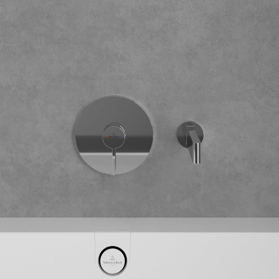 Villeroy & Boch Dawn Baduitloop voor wandmontage - chroom