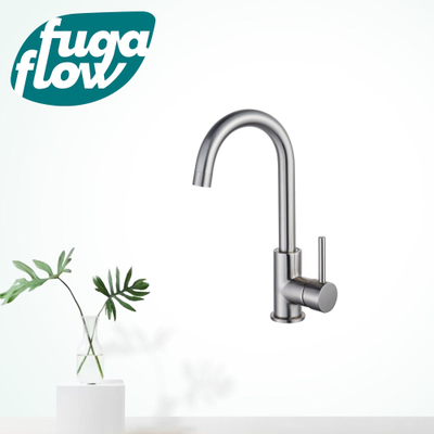 FugaFlow Eccelente Sobrado Badkamer keukenkraan - draaibare uitloop - PVD - geborsteld RVS