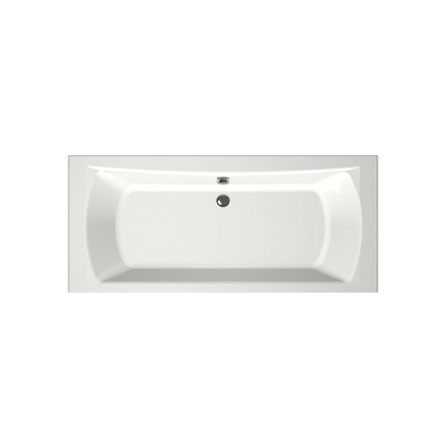 Xenz Robijn Inbouwbad - 180x80cm - inhoud 200L - met afvoer - Wit mat