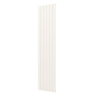 Plieger Cavallino Retto designradiator verticaal enkel middenaansluiting 2000x450mm 999W mat wit