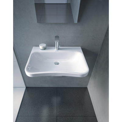 Duravit Durastyle wastafel 65x57cm 1 kraangat wit