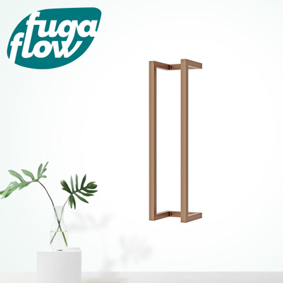 FugaFlow Eccelente Acces handdoekrek - 60x12.5x12.5cm - geborsteld koper