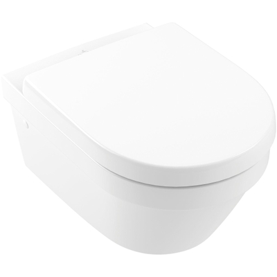 Villeroy & Boch Architectura combi-pack diepspoel directflush met zitting met softclose en quick release ceramic+ wit