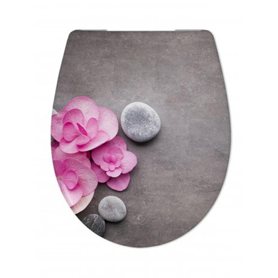 Cedo Orchid & stones Toiletzitting softclose en quickrelease Multi