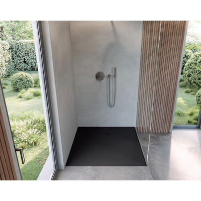 Duravit Sustano Douchebak - 120x120x3cm - Vierkant - DuraSolid Antraciet mat