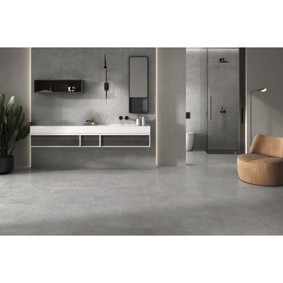 STN Ceramica wand- en vloertegel - 59.5x59.5cm - 9.5mm - gerectificeerd - Natuursteen look - Grey