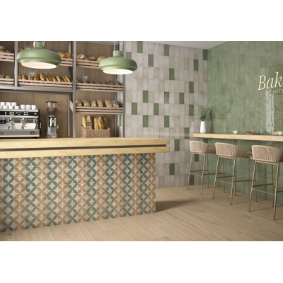 SAMPLE Cifre Cerámica Atmosphere More Olive Decor Wandtegel Glans Multi