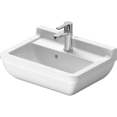 Duravit Philippe Starck 3 wastafel 50x36cm Wondergliss wit