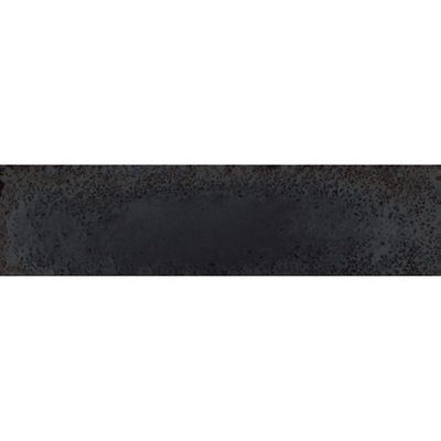 Viva Metal Brick Wandtegel 6x24cm 9.5mm Black