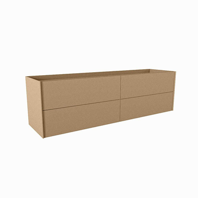 Mondiaz TENCE wastafelonderkast - 170x45x50cm - 4 lades - push to open - softclose - Oro