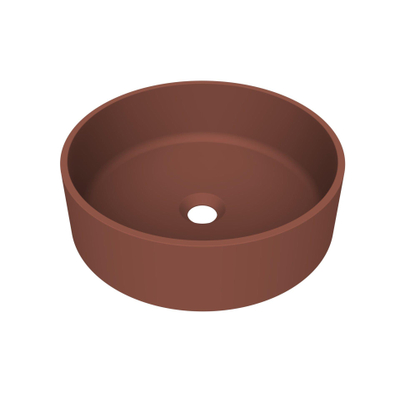 Arcqua Case waskom - rond - 40cm - mat terracotta