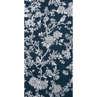 Cir Chromagic Decortegel 60x120cm 10mm gerectificeerd porcellanato Floral Blue