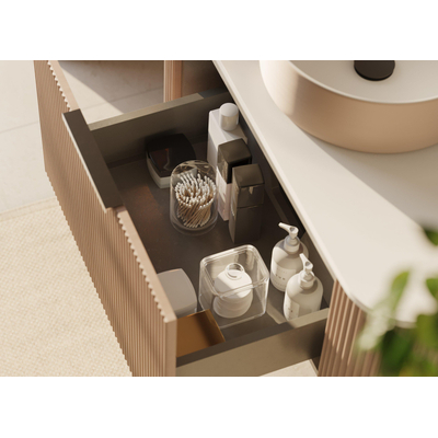 Differnz Olle Badkamermeubelset - 90x46cm - 1 lade - eiken