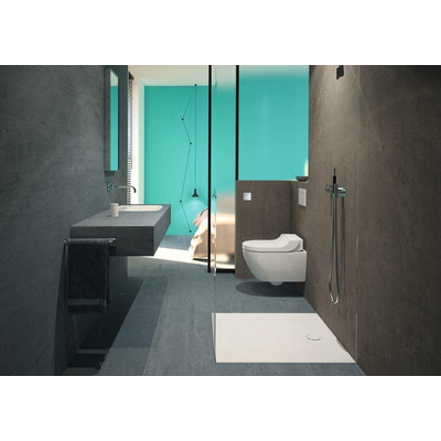 Geberit AquaClean Tuma Comfort douchewc Spoelrandloos Wand Glans wit