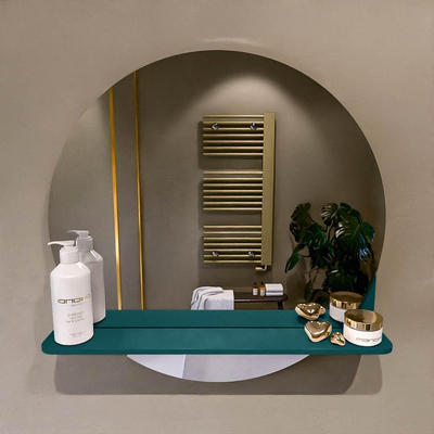 Mondiaz SPOT Badkamerspiegel - rond 60cm - spiegelplanchet - kleur Smag