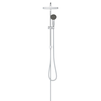 GROHE Vitalio Start Regendoucheset Opbouw - hoofddouche vierkant 25cm - handdouche rond - chroom