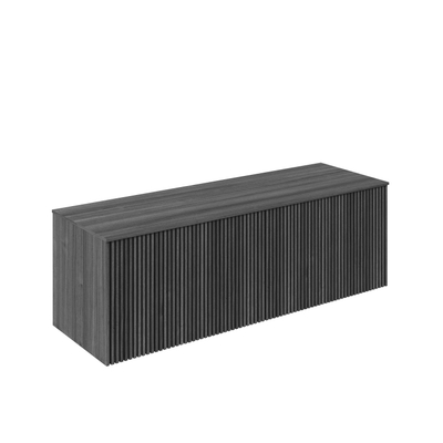 Crosswater Limit Badkamermeubelset - 140x45x45cm - 2 lades - steelwood/anthracite