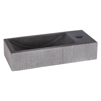 Differnz Ribble Fontein Bombai black natuursteen 38 x 18 x 8 cm