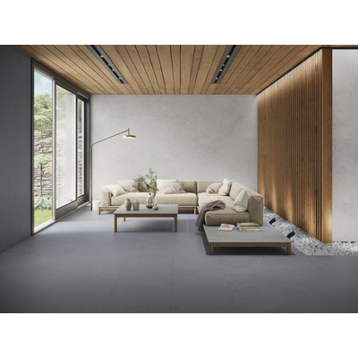 Cifre Ceramica Norwich wand- en vloertegel - 60x60cm - gerectificeerd - Betonlook - Antracite mat (antraciet)