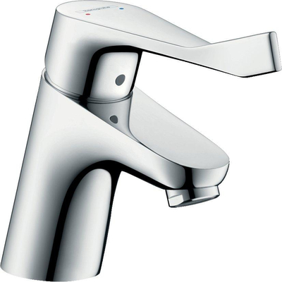 Hansgrohe Focus Care wastafelkraan met ComfortZone 70 met verlengde greep 12.1cm EcoSmart met waste chroom