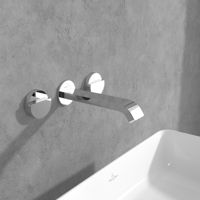 Villeroy & Boch Dawn Driegats wastafelkraan - chroom