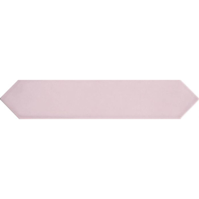 Cifre Ceramica wandtegel - 6.5x33.2cm - 8mm - Zeshoek - Roze glans