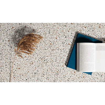 ABK Imoker blend vloertegel 60x60cm dot 9mm R10 gerectificeerd multi wit