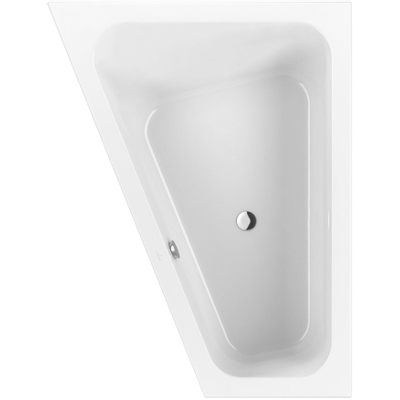 Villeroy & Boch Loop en friends bad 175x135cm links met hoekige binnenvorm wit