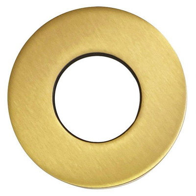 Wiesbaden Star sifon rozet 32 mm x 65 mm geborsteld messing