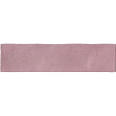 SAMPLE Douglas Jones Atelier Wandtegel 6x25cm 10mm witte scherf Vieux Rose