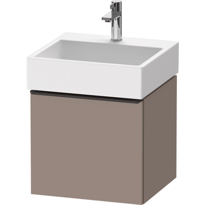 Duravit D-Neo wastafelonderkast 48.4x44x44.2cm 1 lade Basalt Mat