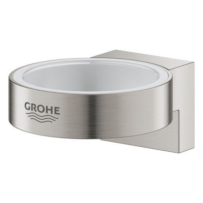 GROHE Selection wandhouder t.b.v. glas en zeepdispenser supersteel