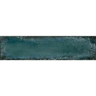 Viva Metal Brick Wandtegel 6x24cm 9.5mm Green