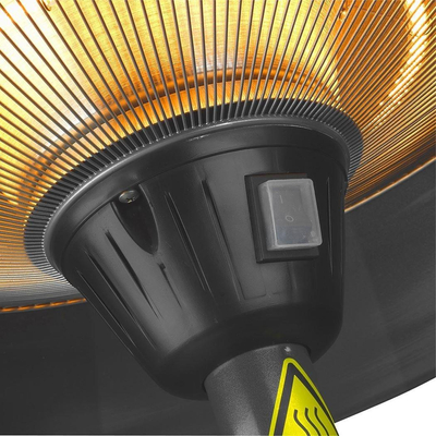 Eurom Terrasverwarming PD1500 Tafelmodel 95cm 1500watt Antraciet