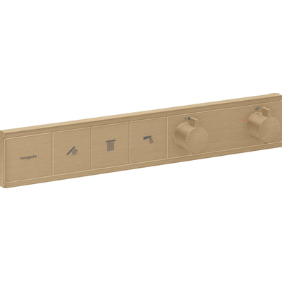 Hansgrohe Rainselect thermostaat inbouw v. 3 functies brushed bronze