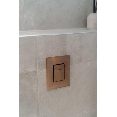 GROHE Skate Cosmopolitan Bedieningspaneel DualFlush Horizontaal/Verticaal Kunststof Geborsteld Warm Sunset