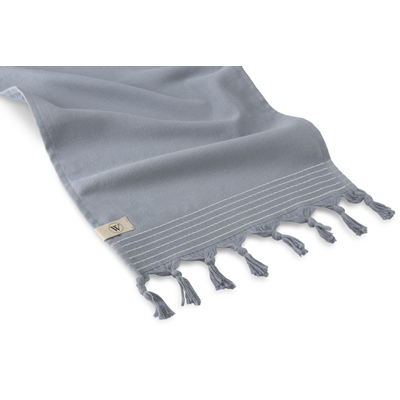 Walra Soft Cotton Hamam Gastendoek set van 2 30x50cm 360 g/m2 Blauw OUTLETSTORE