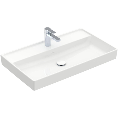 Villeroy & Boch Collaro meubelwastafel 80x47cm zonder overloop 1 kraangat wit