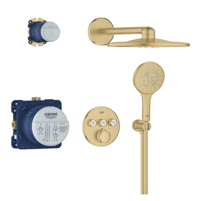 Grohe Grohtherm smartcontrol Perfect showerset cool sunrise geborsteld