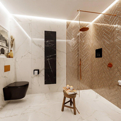 MONDIAZ BEAM Kolomkast - 160cm - 2 deuren - Marquina