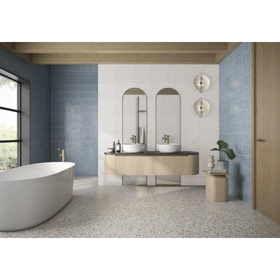 SAMPLE La Platera Cerámica Kromo Keramische wandtegel - 350x350cm - 9.2mm - Blauw